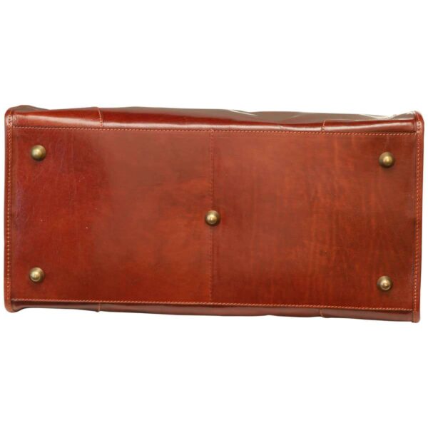 Borsa da viaggio Old America in Pelle (Grande). Marrone - immagine 6