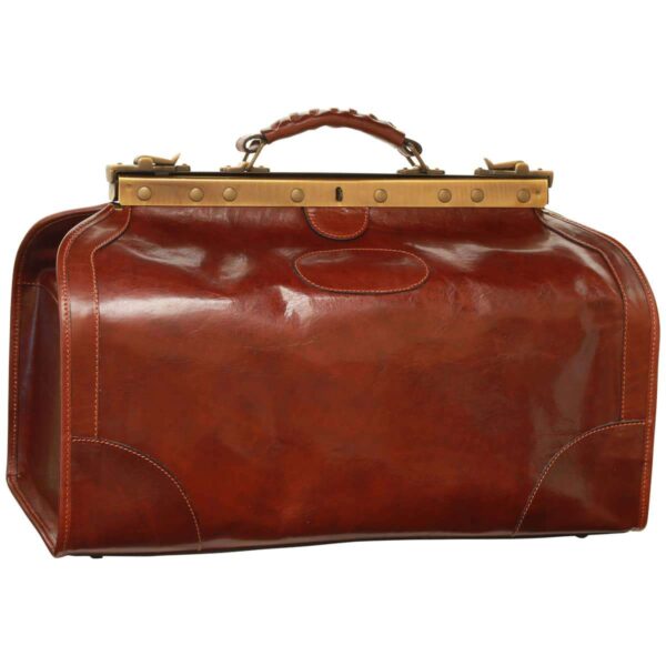 Borsa da viaggio Old America in Pelle (Media). Marrone - immagine 2