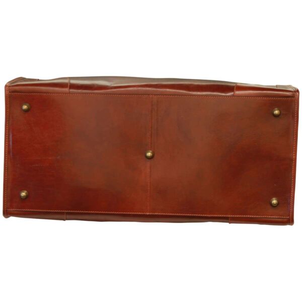 Borsa da viaggio Old America in Pelle (Media). Marrone - immagine 6
