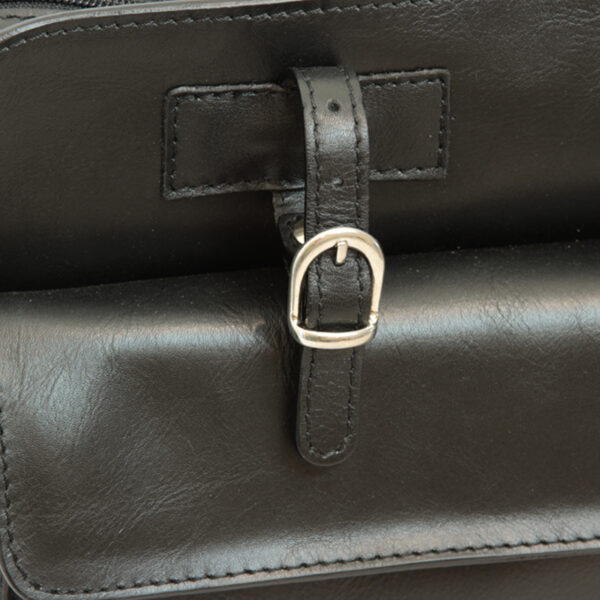 Cartella in pelle nera - immagine 7