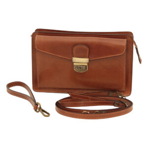 Borsello in pelle - Marrone