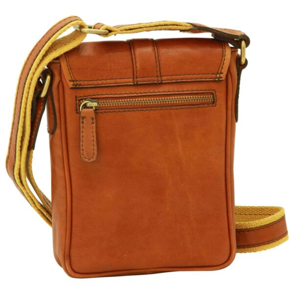 Borsa a tracolla in pelle. Gold - immagine 2