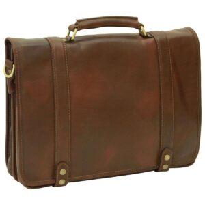 Cartella in pelle - marrone scuro