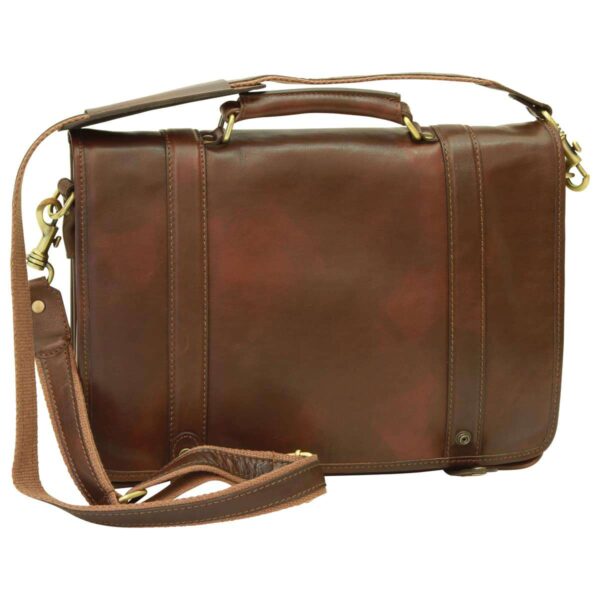 Cartella in pelle - marrone scuro - immagine 4