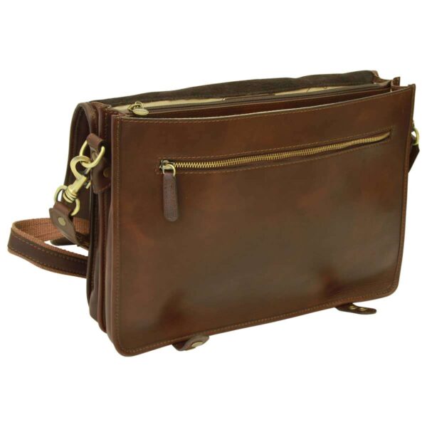 Cartella in pelle - marrone scuro - immagine 6