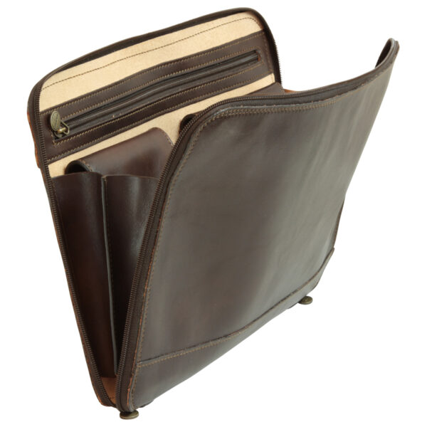 Porta Documenti. Marrone Scuro - immagine 3