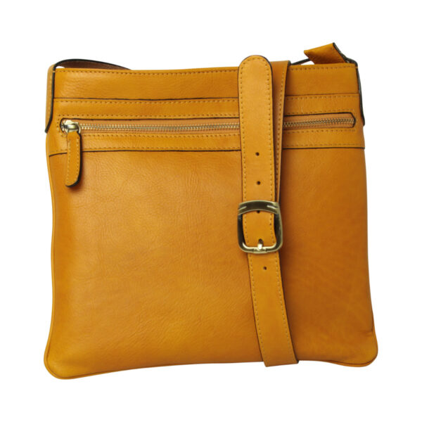 Borsa a tracolla. Giallo ocra - immagine 2