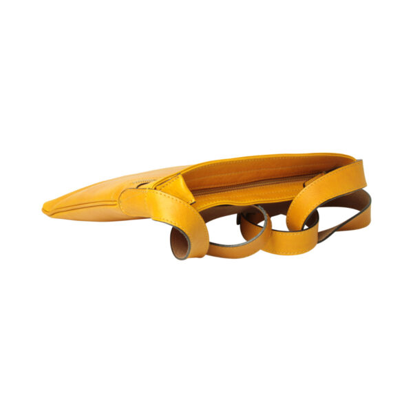 Borsa a tracolla. Giallo ocra - immagine 5