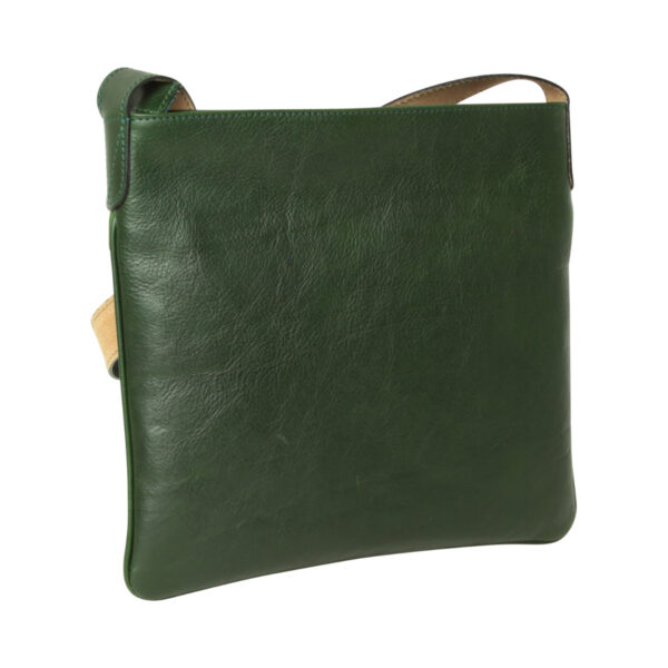 Borsa a tracolla. Verde - immagine 3