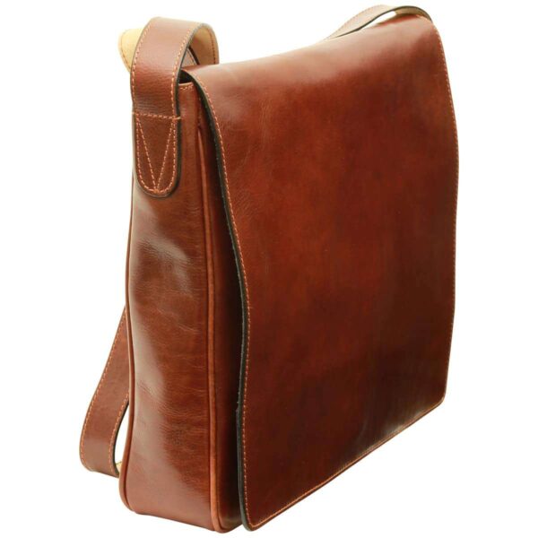 Messenger in Pelle. Marrone - immagine 3