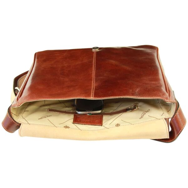 Messenger in Pelle. Marrone - immagine 4