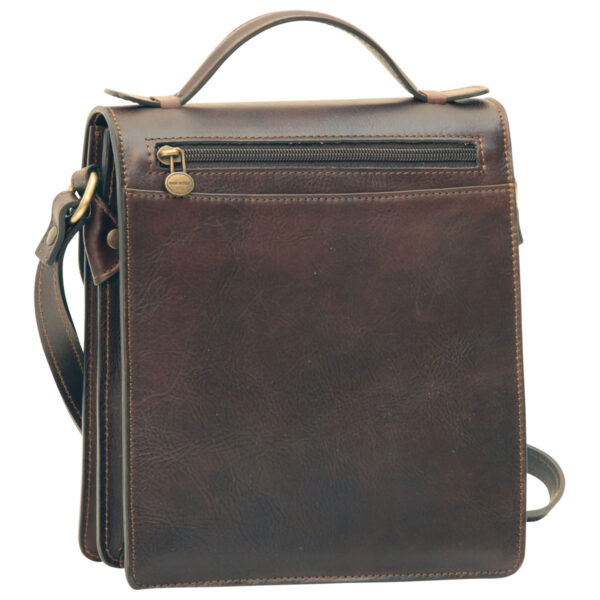 Classica II Borsa a tracolla. Marrone Scuro - immagine 2