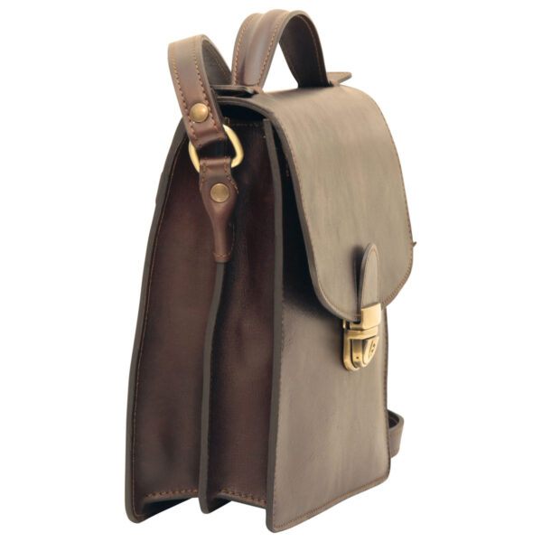 Classica II Borsa a tracolla. Marrone Scuro - immagine 3