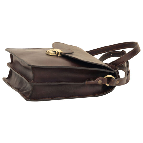 Classica II Borsa a tracolla. Marrone Scuro - immagine 4