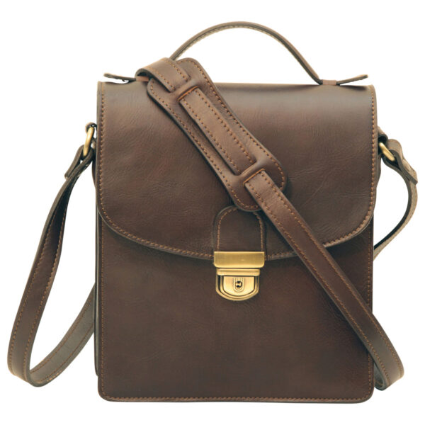 Classica II Borsa a tracolla. Marrone Scuro - immagine 7