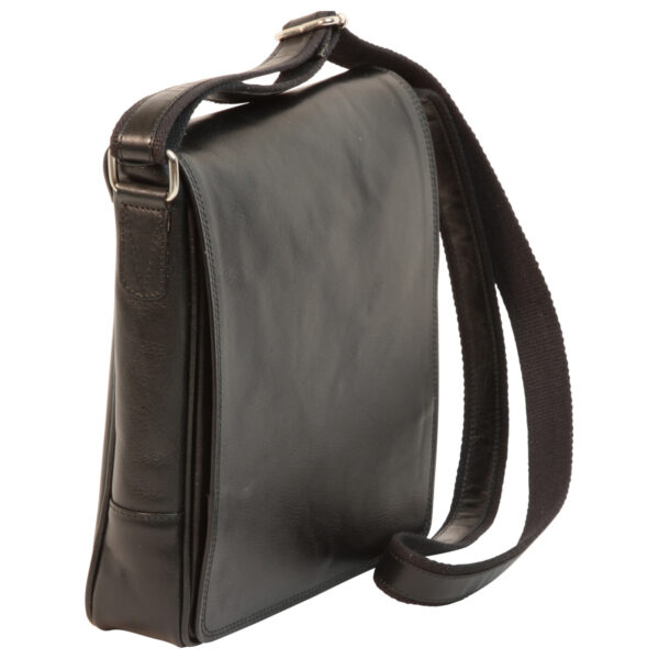 Borsa in pelle per I-Pad. Nero - immagine 3