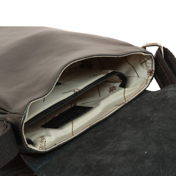 Borsa in pelle per I-Pad. Nero - immagine 5