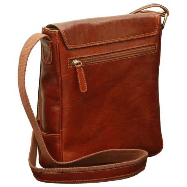 Borsa in pelle per I-Pad. Marrone - immagine 3