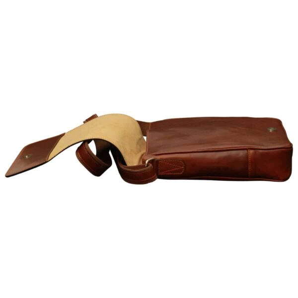 Borsa in pelle per I-Pad. Marrone - immagine 5