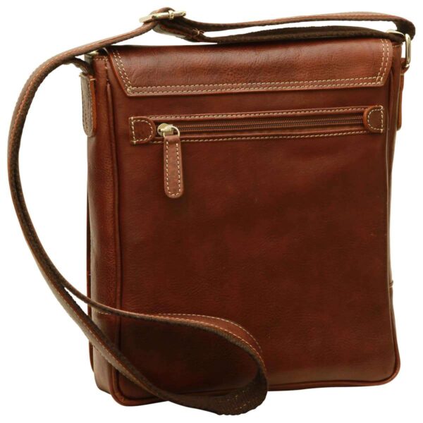 Borsa in pelle per I-Pad. Castagna - immagine 2