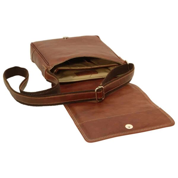 Borsa in pelle per I-Pad. Castagna - immagine 4