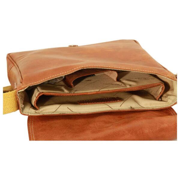 Borsa in pelle per I-Pad. Marrone Coloniale - immagine 3