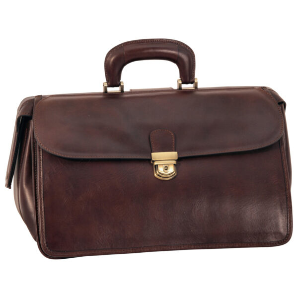Borsa da Medico in pelle. Testa di Moro - immagine 2