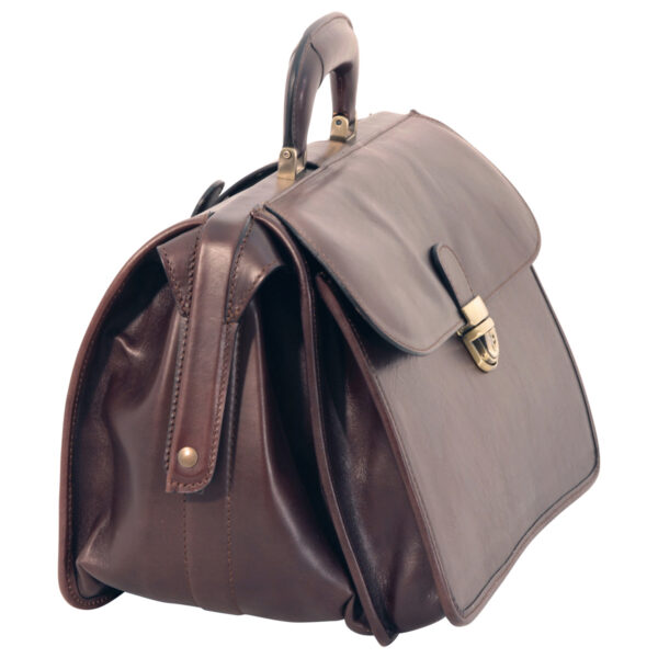 Borsa da Medico in pelle. Testa di Moro - immagine 3