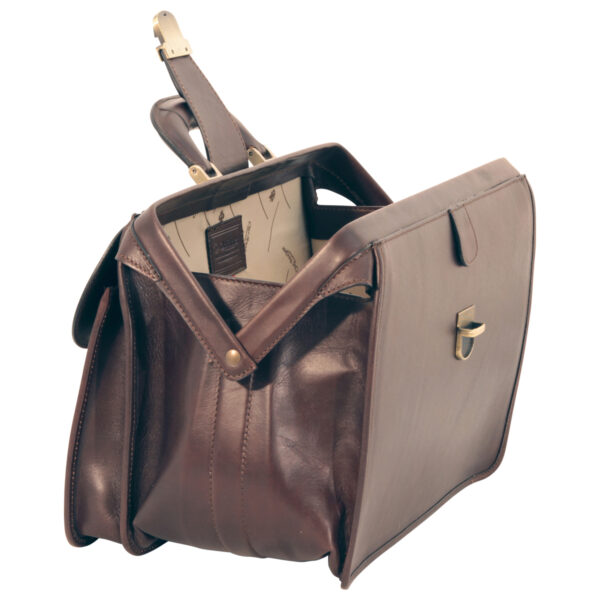 Borsa da Medico in pelle. Testa di Moro - immagine 4
