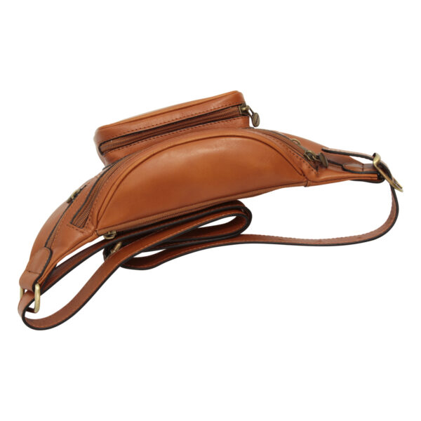 Marsupio in pelle. Coloniale - immagine 3