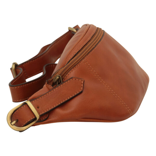 Marsupio in pelle. Coloniale - immagine 2