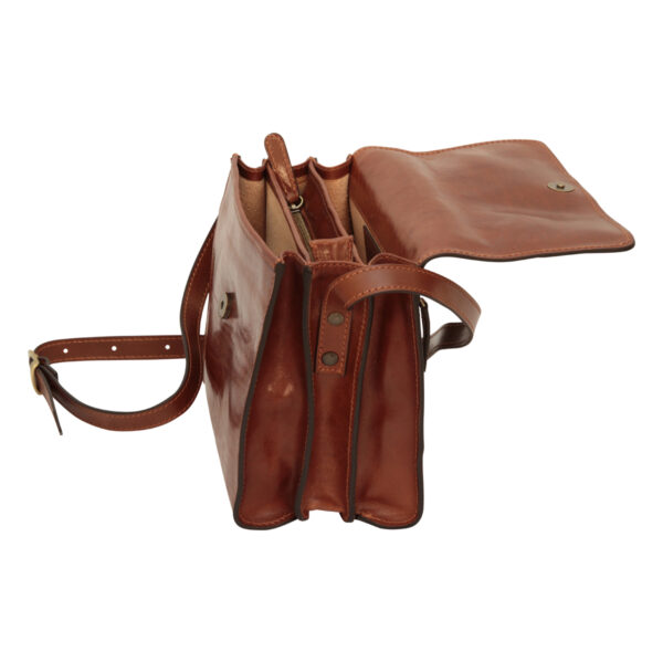 Borsa a tracolla di vitello pieno fiore - immagine 5