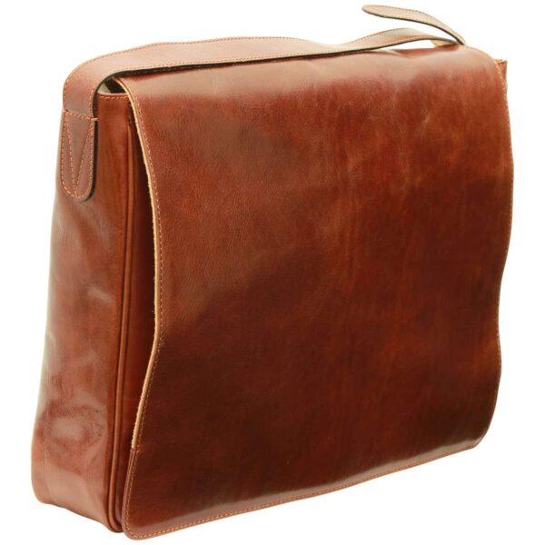 Messenger in Pelle. Marrone - immagine 2