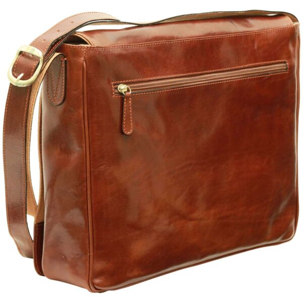 Messenger in Pelle. Marrone - immagine 3