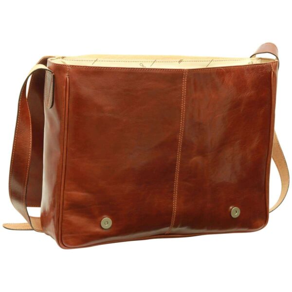 Messenger in Pelle. Marrone - immagine 4