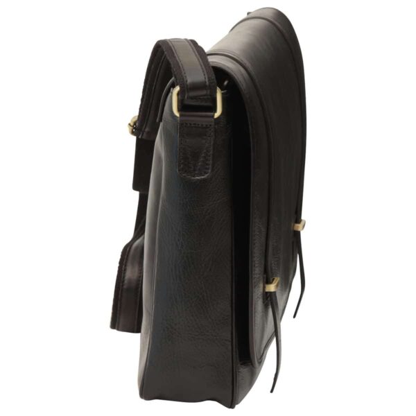 Messenger con chiusura magnetica. Nero - immagine 3