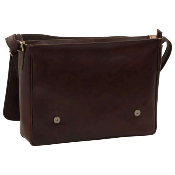 Messenger con chiusura magnetica. Marrone Scuro - immagine 4