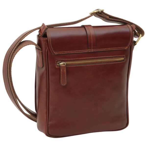 Messenger con chiusura magnetica. Marrone - immagine 2