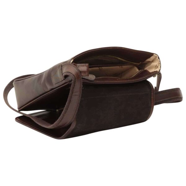 Messenger con chiusura magnetica. Marrone Scuro - immagine 5