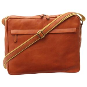 Messenger in vacchetta. Marrone Coloniale
