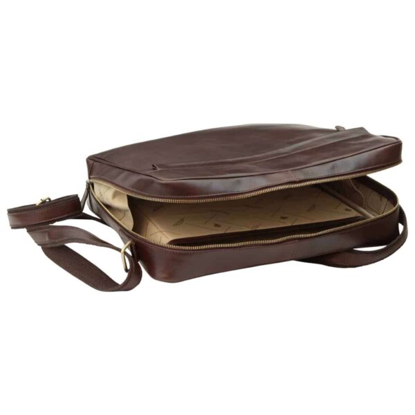 Messenger in vacchetta. Marrone Scuro - immagine 6
