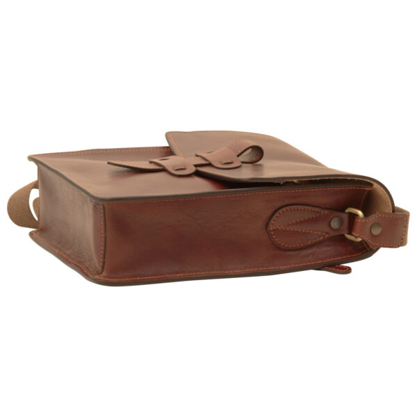 Messenger in pelle. Marrone - immagine 4