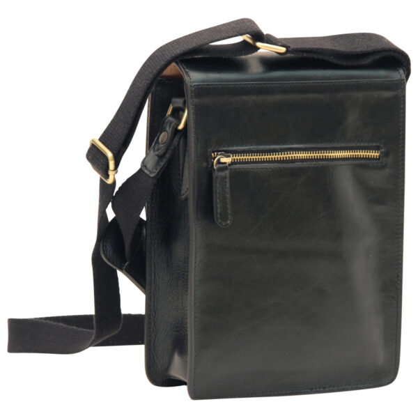 Messenger in pelle. Nero - immagine 3