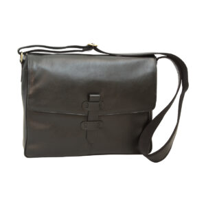 Messenger in pelle. Nera