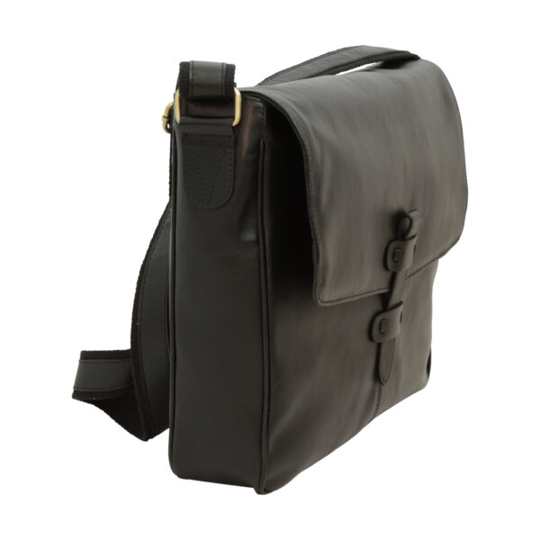 Messenger in pelle. Nera - immagine 3