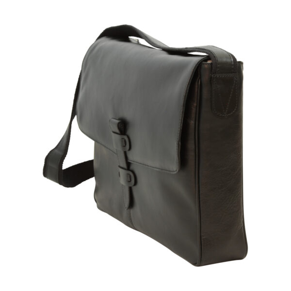 Messenger in pelle. Nera - immagine 4
