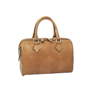 Bauletto due manici in pelle. Coloniale