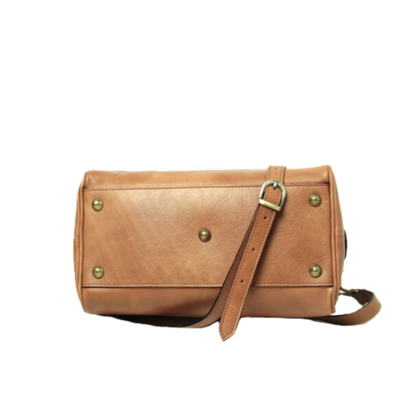 Bauletto due manici in pelle. Coloniale - immagine 4
