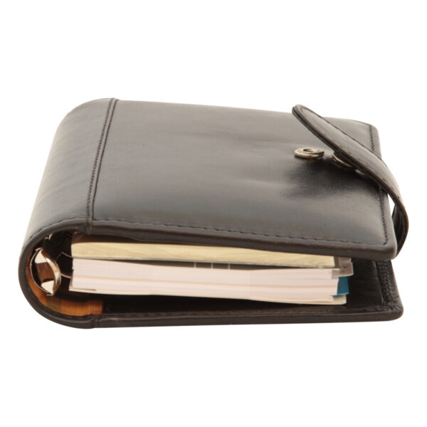 Organizer in pelle piccolo. Nero - immagine 4