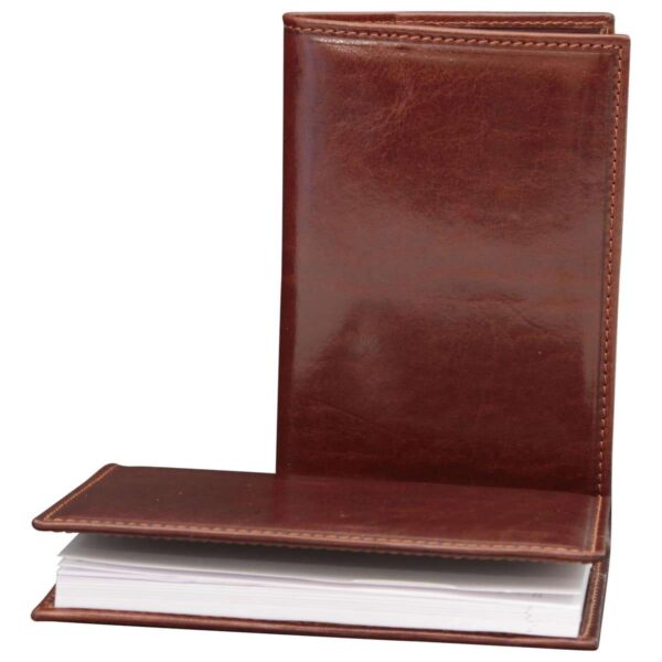 Agenda in pelle. Marrone - immagine 2